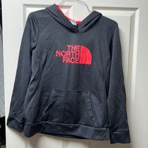 North face hoodie black and pink